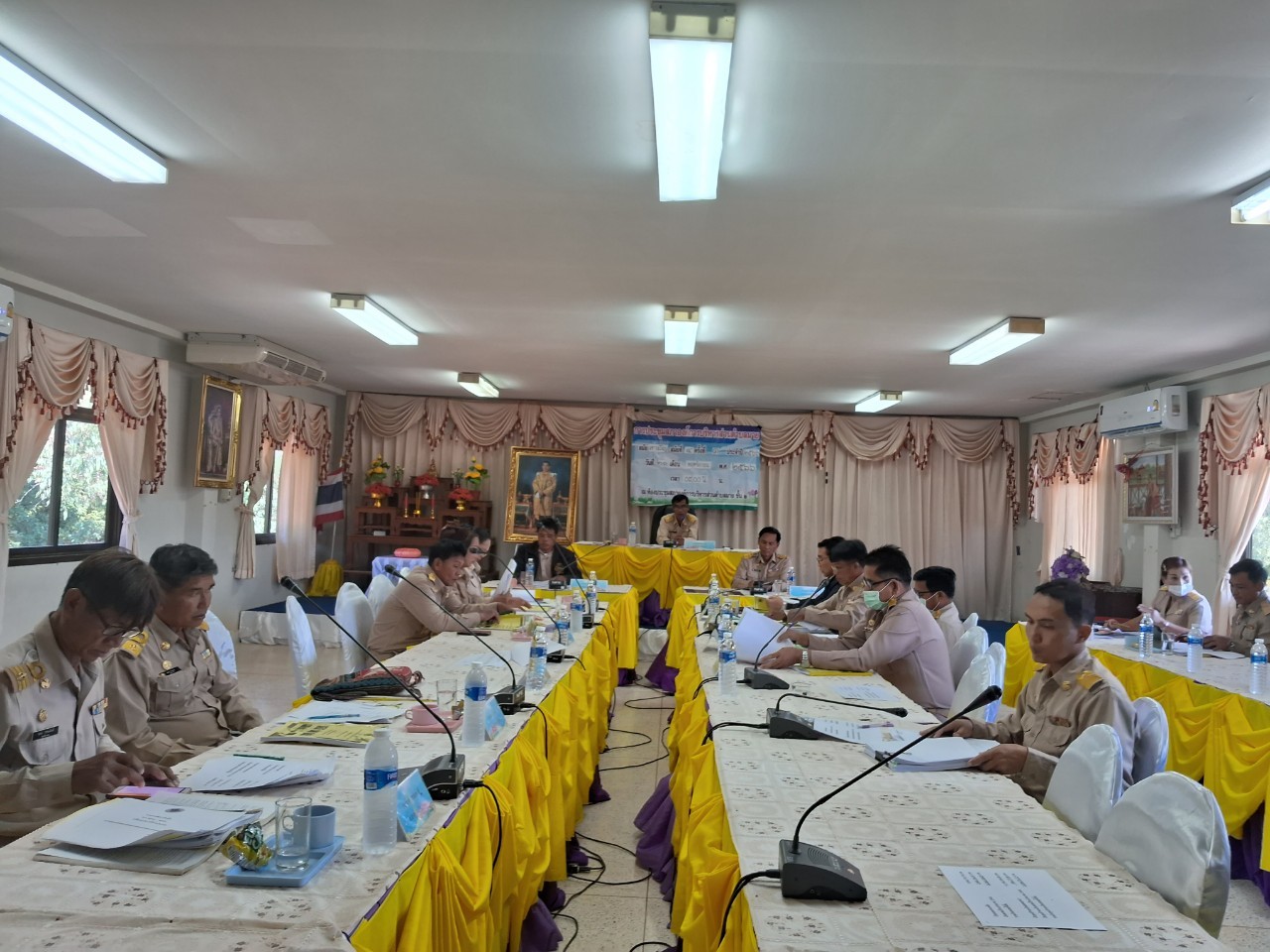 ประชุมสภาองค์การบริหารส่วนตำบลมาย สมัยสามัญ  สมัยที่  4  ครั้งที่  1  ประจำปี พ.ศ. 2566 วันที่ 21 เดือนพฤศจิกายน พ.ศ. 2566