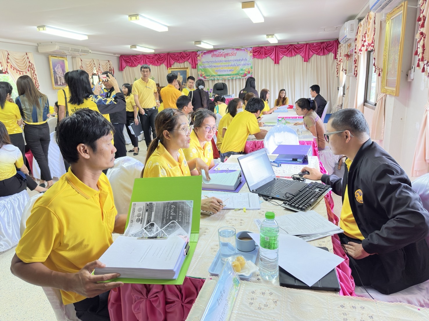 ภาพกิจกรรมการประเมินประสิทธิภาพขององค์กรปกครองส่วนท้องถิ่น  ประจำปี  2567