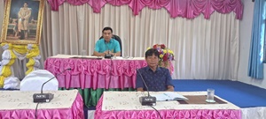 ภาพการประชุมคณะกรรมการกองทุนหลักประกันสุขภาพตำบลมาย  ครั้ยที่ 2/2568