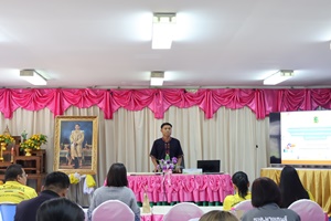 ภาพกิจกรรมอบรมเชิงปฏิบัติการเทคนิคการเขียนโครงการอย่างมืออาชีพการเขียนหนังสือราชการและการจดบันทึกรายงานการประชุม ประจำปีงบประมาณ 2568