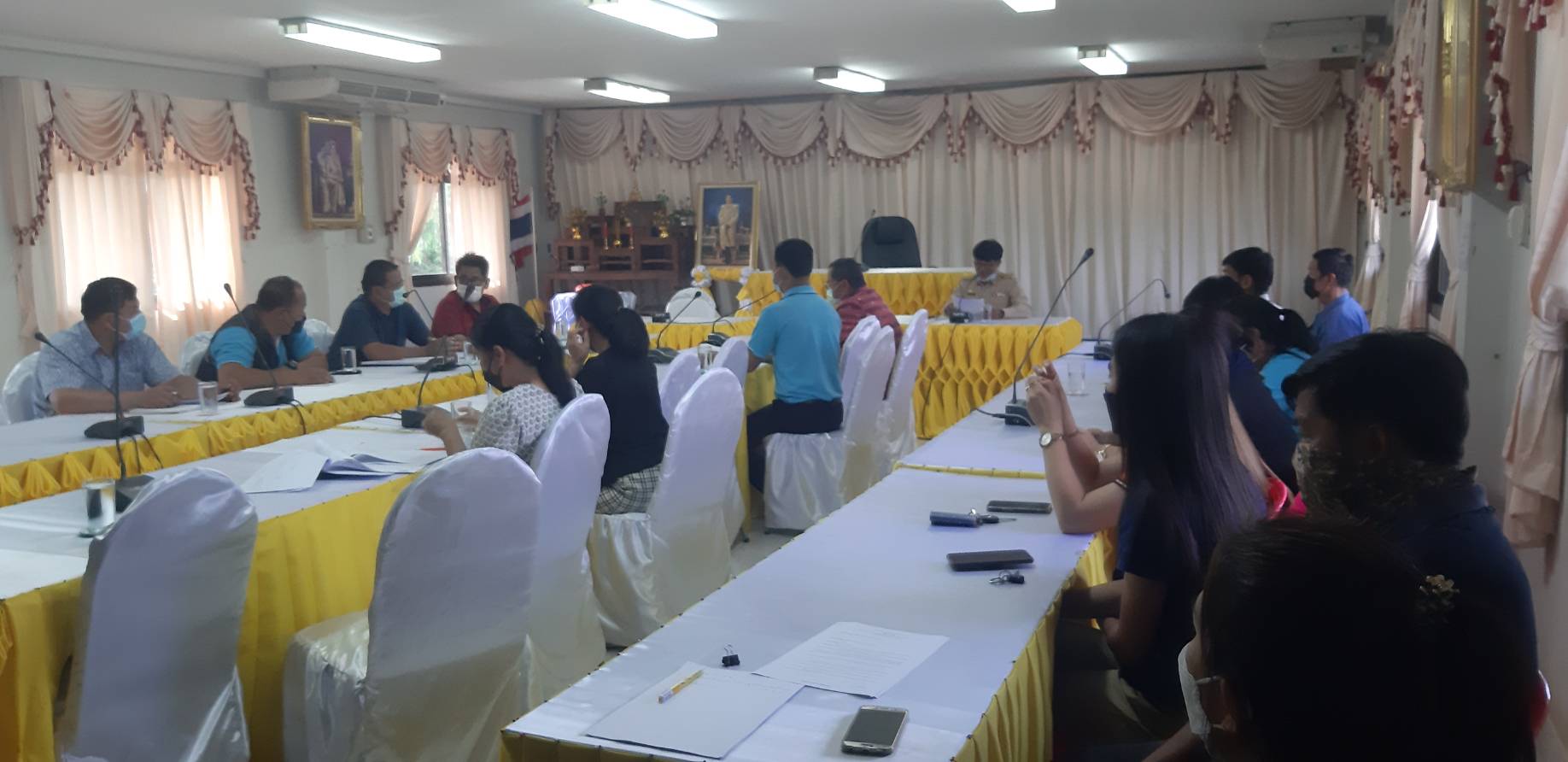 นายกองค์การบริหารส่วนตำบลมาย ได้ประชุมคณะผู้บริหาร ข้าราชการ พนักงาน เจ้าหน้าที่ขององค์การบริหารส่วนตำบลมาย เพื่อการเสริมสร้างวัฒนธรรมองค์กร ตามมาตรฐานทางจริยธรรม